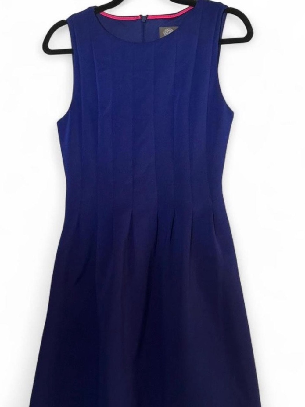Vince Camuto Sleeveless Royal Blue Midi Dress Like New Condition Womens Size 4